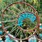 Turquoise Dreamcatcher Tree of Life with Feathers Wall Hanging Decorations
