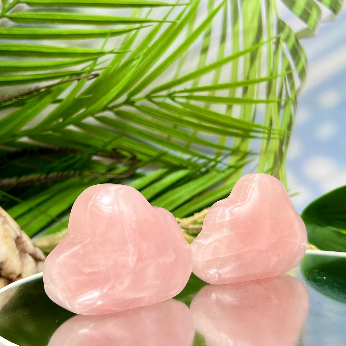 Rose Quartz Clouds Crystal Carvings YOU CHOOSE