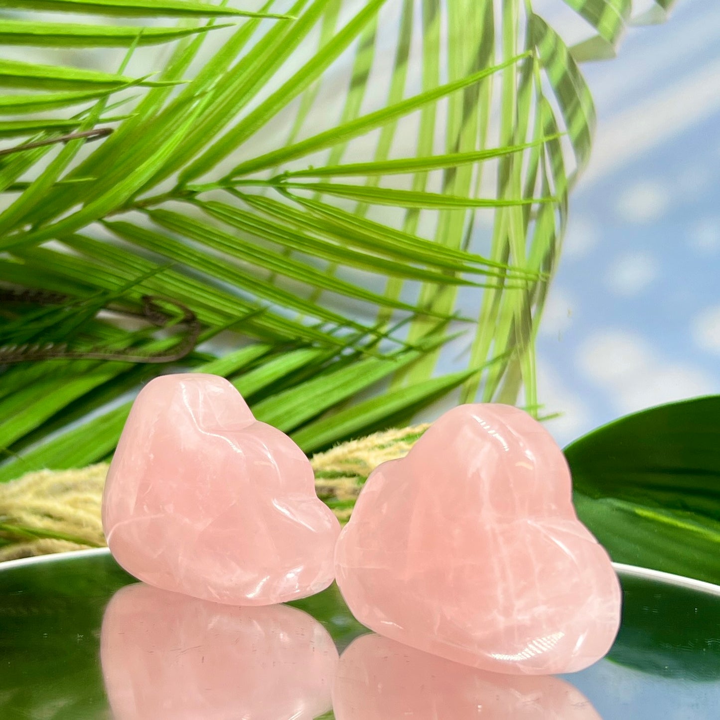 Rose Quartz Clouds Crystal Carvings YOU CHOOSE