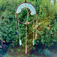 Aquamarine Dreamcatcher Tree of Life with Agate Wall Hanging Decorations