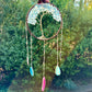 Aquamarine Dreamcatcher Tree of Life with Agate Wall Hanging Decorations