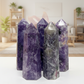 Lepidolite Purple Mica Points Crystal Generators YOU CHOOSE