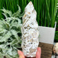 Bubble Ocean Sea Orbicular Jasper Flame Crystal Carvings 690g 175mm