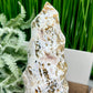 Bubble Ocean Sea Orbicular Jasper Flame Crystal Carvings 690g 175mm