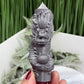 Shungite Dragon Tower Crystal Generator Carving 82g 104mm