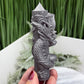 Shungite Dragon Tower Crystal Generator Carving 82g 104mm