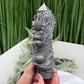 Shungite Dragon Tower Crystal Generator Carving 82g 104mm