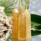 Honey Calcite Towers Points Natural Crystal Generators YOU CHOOSE