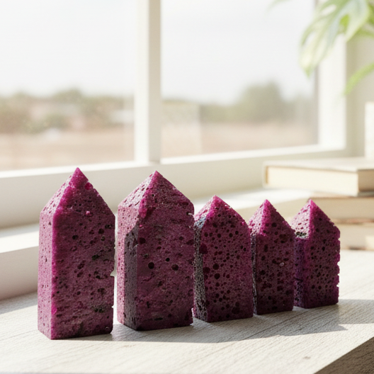 Ruby Points UV Reactive Crystal Generators YOU CHOOSE