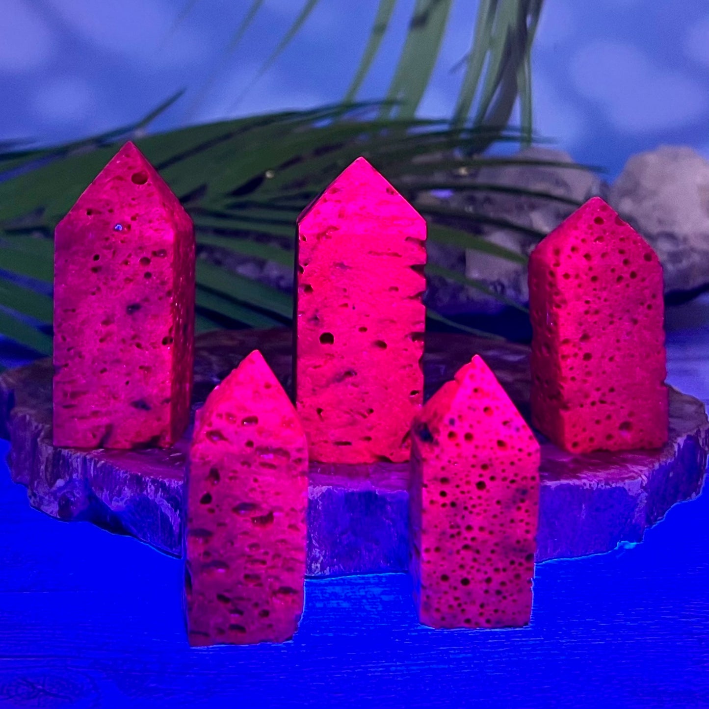 Ruby Points UV Reactive Crystal Generators YOU CHOOSE