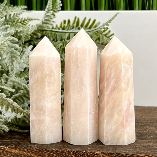 Pink Opal Points Towers Healing Crystal Generators YOU CHOOSE