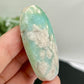 Green Flower Agate Sakura Rare Palm Stone Meditation Crystal 42g