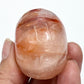 Fire Quartz Hematoid Skull 2 Inches Hand Carved Crystal Carving