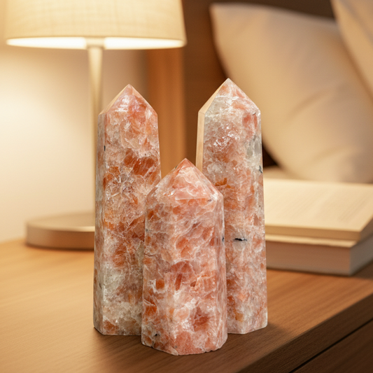 Sunstone Points Towers Healing Crystal Generators YOU CHOOSE