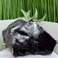 Large Black Obsidian Raw Specimen Natural Crystal 1260g