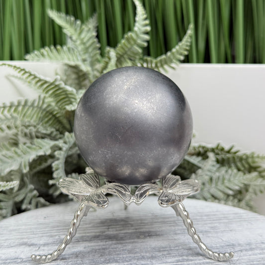 Shungite Sphere EMF Protection Crystal Ball 213g 63mm Diameter