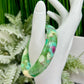 Ruby in Fuchsite Bangle UV Reactive Wearable Crystal 57mm Diameter