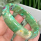 Ruby in Fuchsite Bangle UV Reactive Wearable Crystal 57mm Diameter