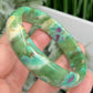 Ruby in Fuchsite Bangle UV Reactive Wearable Crystal 57mm Diameter
