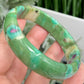 Ruby in Fuchsite Bangle UV Reactive Wearable Crystal 57mm Diameter