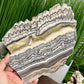 Large Zebra Calcite Slice Healing Crystal Specimen Slab 572g