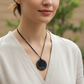Shungite Pendent Necklace Tree of Life Wearable EMF Protection Crystal