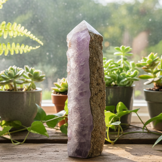 Fluorite with Marcasite Tower RARE Crystal Generator 668g 174mm