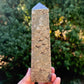 Fluorite with Marcasite Tower RARE Crystal Generator 668g 174mm