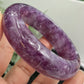 Lepidolite Purple Mica Bangle Wearable Crystal 59mm Diameter