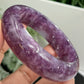 Lepidolite Purple Mica Bangle Wearable Crystal 59mm Diameter