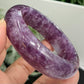 Lepidolite Purple Mica Bangle Wearable Crystal 59mm Diameter