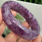 Lepidolite Purple Mica Bangle Wearable Crystal 59mm Diameter