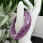 Lepidolite Purple Mica Bangle Wearable Crystal 59mm Diameter