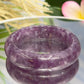 Lepidolite Purple Mica Bangle Wearable Crystal 59mm Diameter