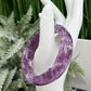 Lepidolite Purple Mica Bangle Wearable Crystal 59mm Diameter