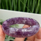 Lepidolite Purple Mica Bangle Wearable Crystal 59mm Diameter