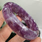 Lepidolite Purple Mica Bangle Wearable Crystal 59mm Diameter
