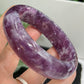 Lepidolite Purple Mica Bangle Wearable Crystal 59mm Diameter