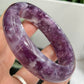 Lepidolite Purple Mica Bangle Wearable Crystal 59mm Diameter
