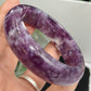 Lepidolite Purple Mica Bangle Wearable Crystal 59mm Diameter
