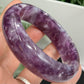 Lepidolite Purple Mica Bangle Wearable Crystal 59mm Diameter