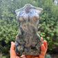 Moss Agate Large Female Torso Body Crystal Lady Carving 1422g