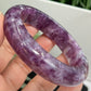 Lepidolite Purple Mica Bangle Wearable Crystal 58mm Diameter