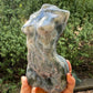 Moss Agate Large Female Torso Body Crystal Lady Carving 1422g