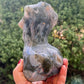 Moss Agate Large Female Torso Body Crystal Lady Carving 1422g