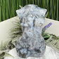 Moss Agate Large Female Torso Body Crystal Lady Carving 1422g