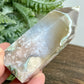 Flower Agate Tower Healing Crystal Generator 171g 82mm