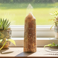 Pink Amethyst Flower Agate Tower Healing Crystal Generator 87g 82mm