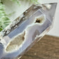 Black Flower Agate Tower Healing Crystal Generator 122g 96mm