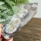 Black Flower Agate Tower Healing Crystal Generator 122g 96mm